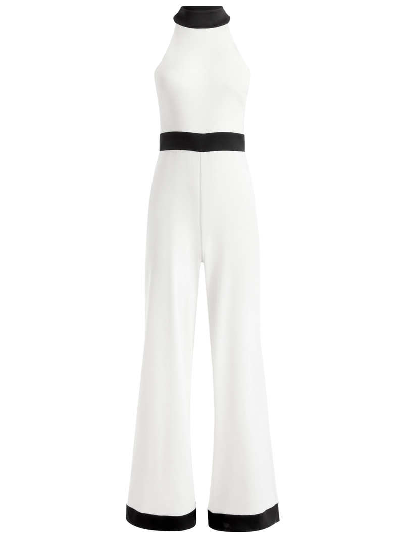 CATALINE HIGH NECK WIDE LEG JUMPSUIT 1