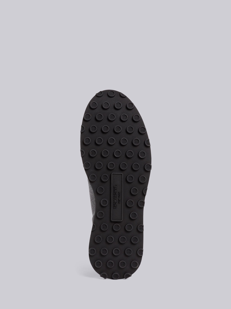 Medium Grey Canvas Rugby Trainer 5