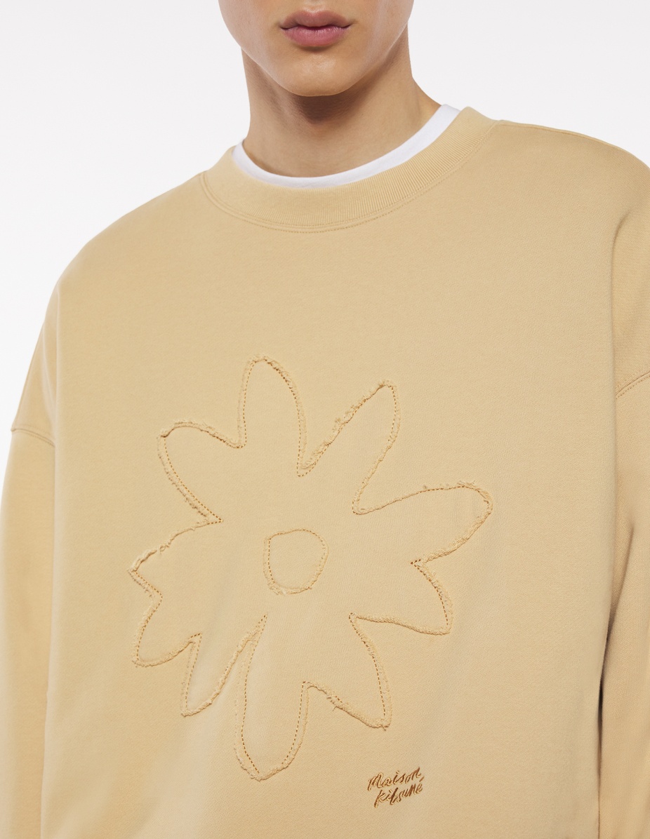 CRAFTED DAISY OVERSIZE SWEATSHIRT - 4