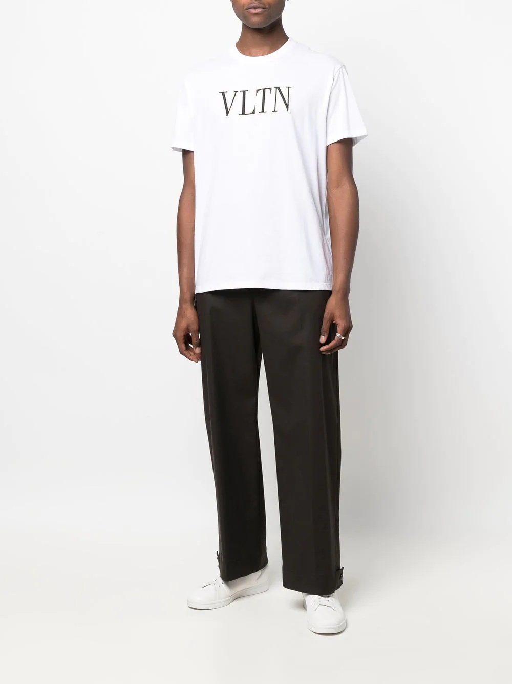 VLTN logo-embroidered T-shirt - 2