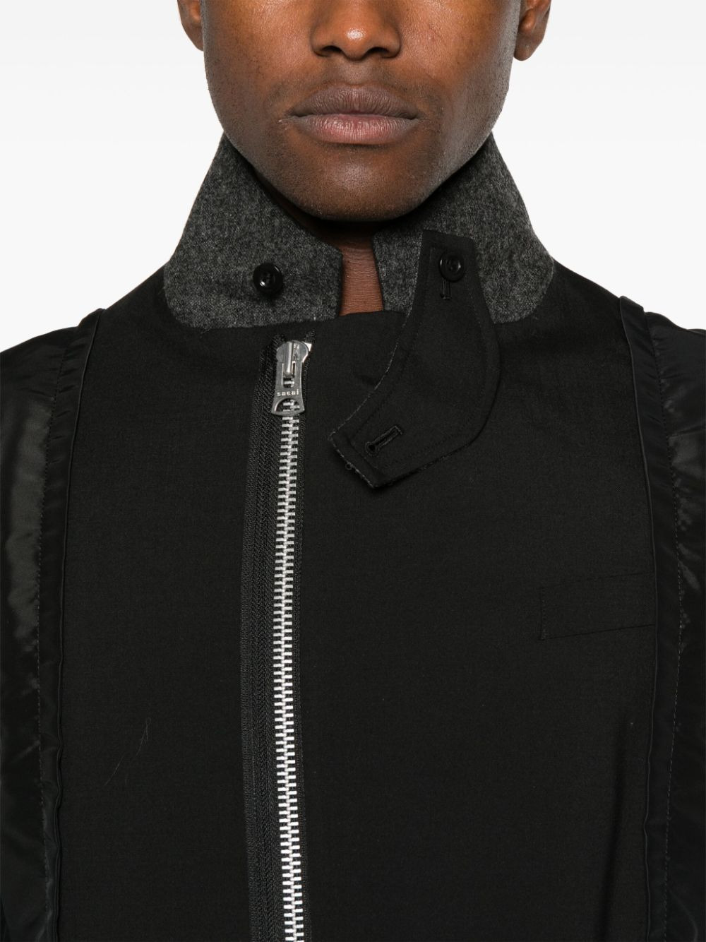 Sacai Men Wool Jacket - 4