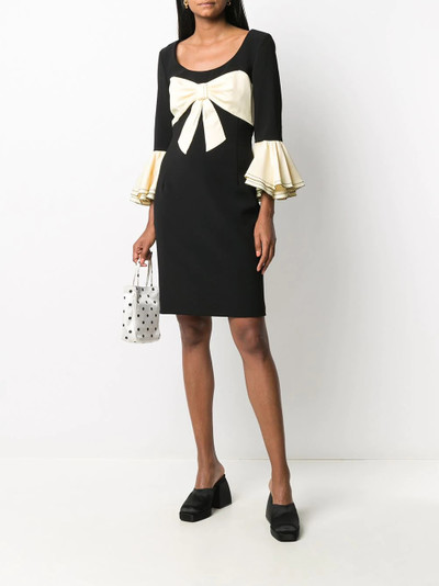 Moschino maxi bow detail dress outlook