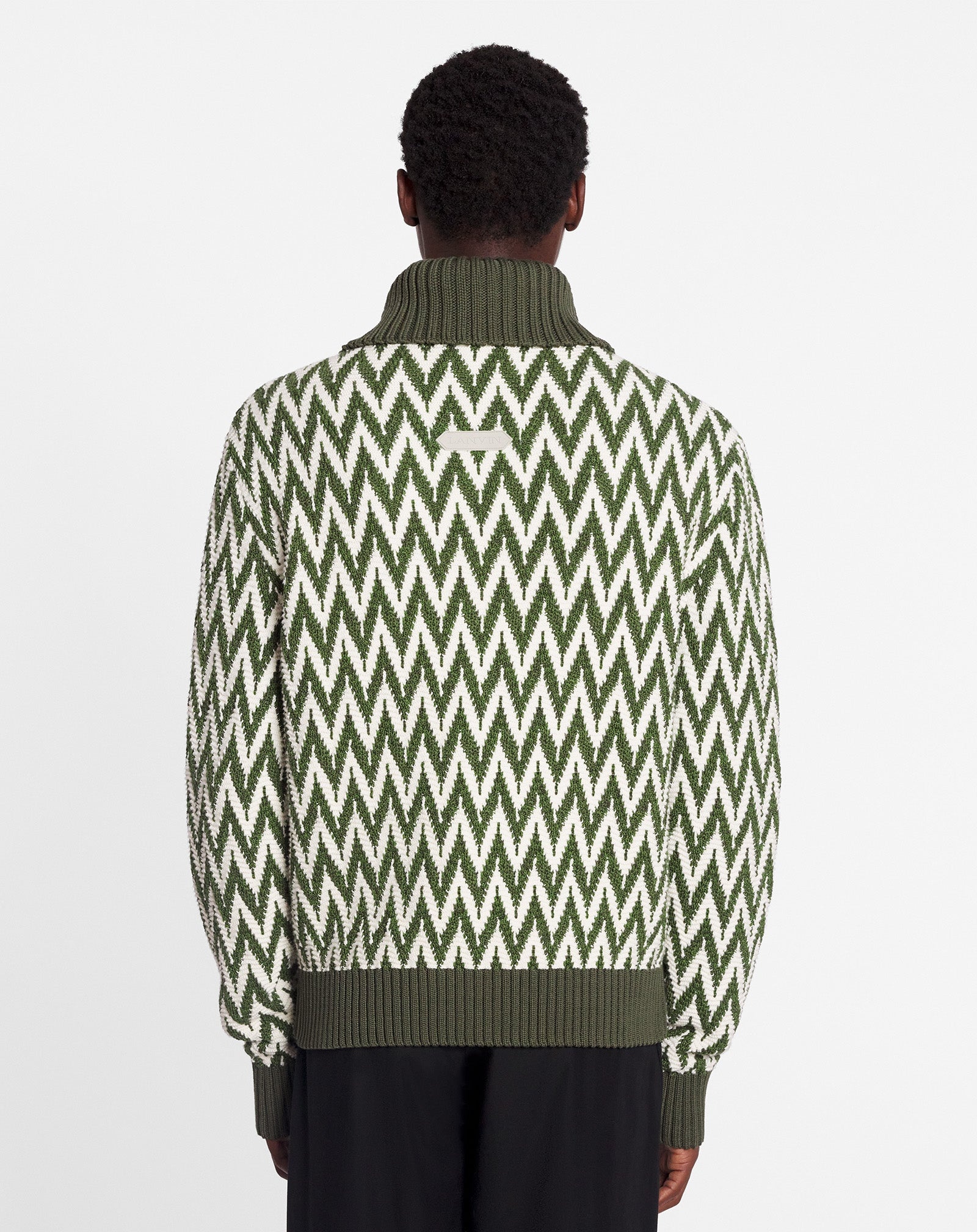 CURB HERRINGBONE BOMBER JACKET - 4