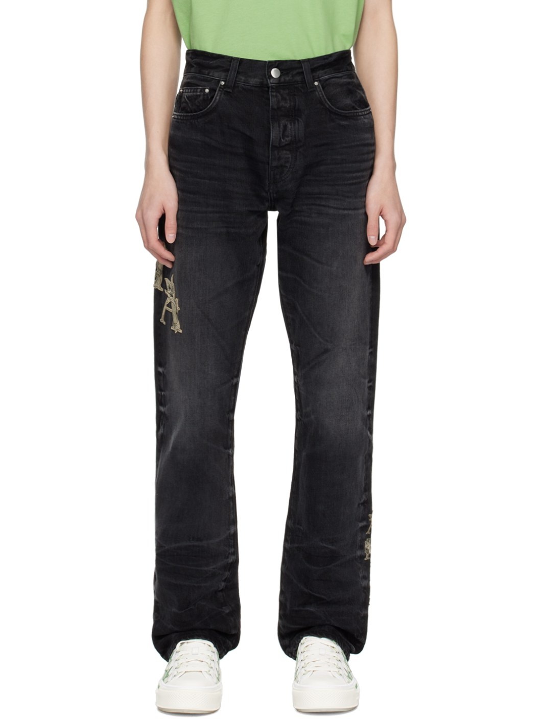 Black Baroque Jeans - 1