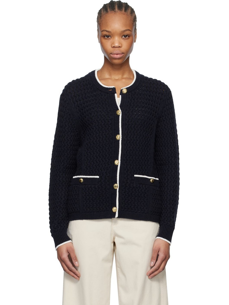 Navy Daria Cardigan - 1