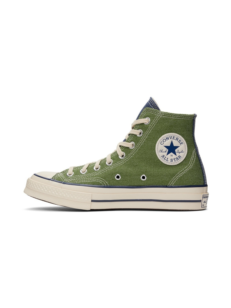 Green Chuck 70 Hi Sneakers 3