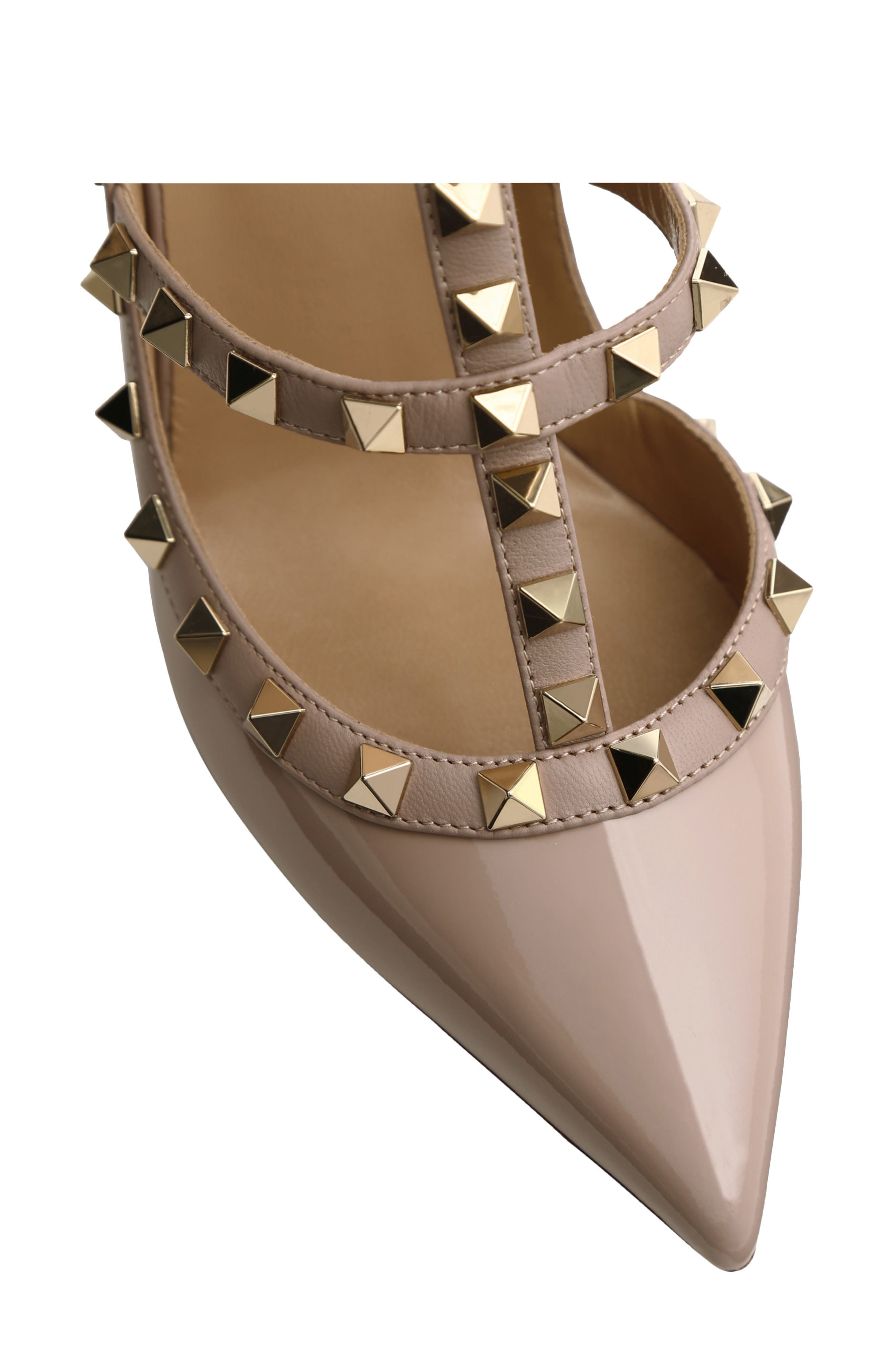 Valentino Rockstud Ankle Strap Pump in Poudre at Nordstrom - 5