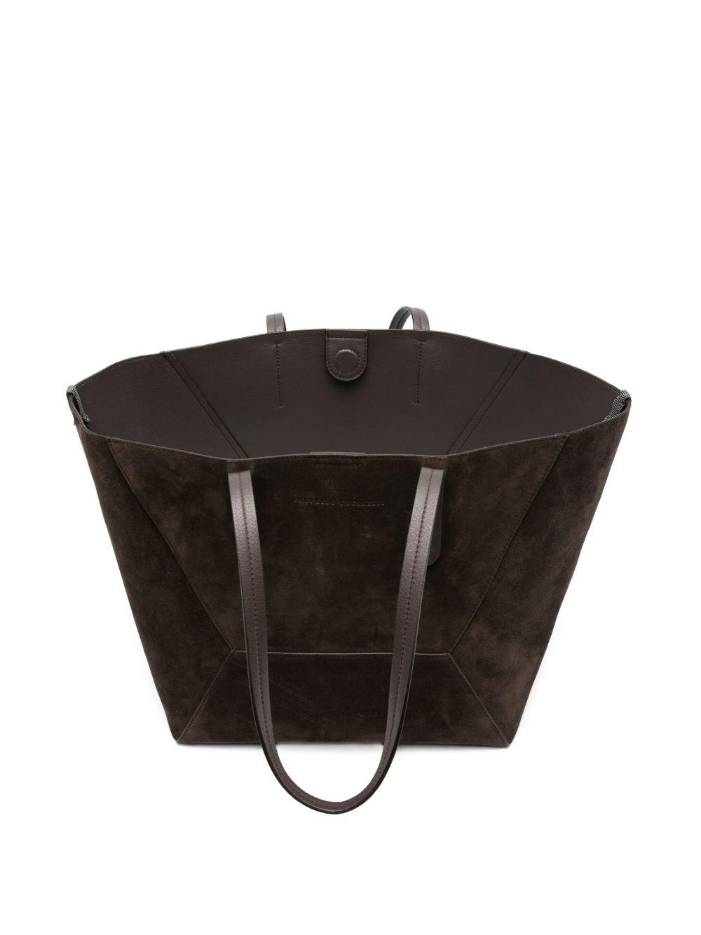 suede tote bag - 5
