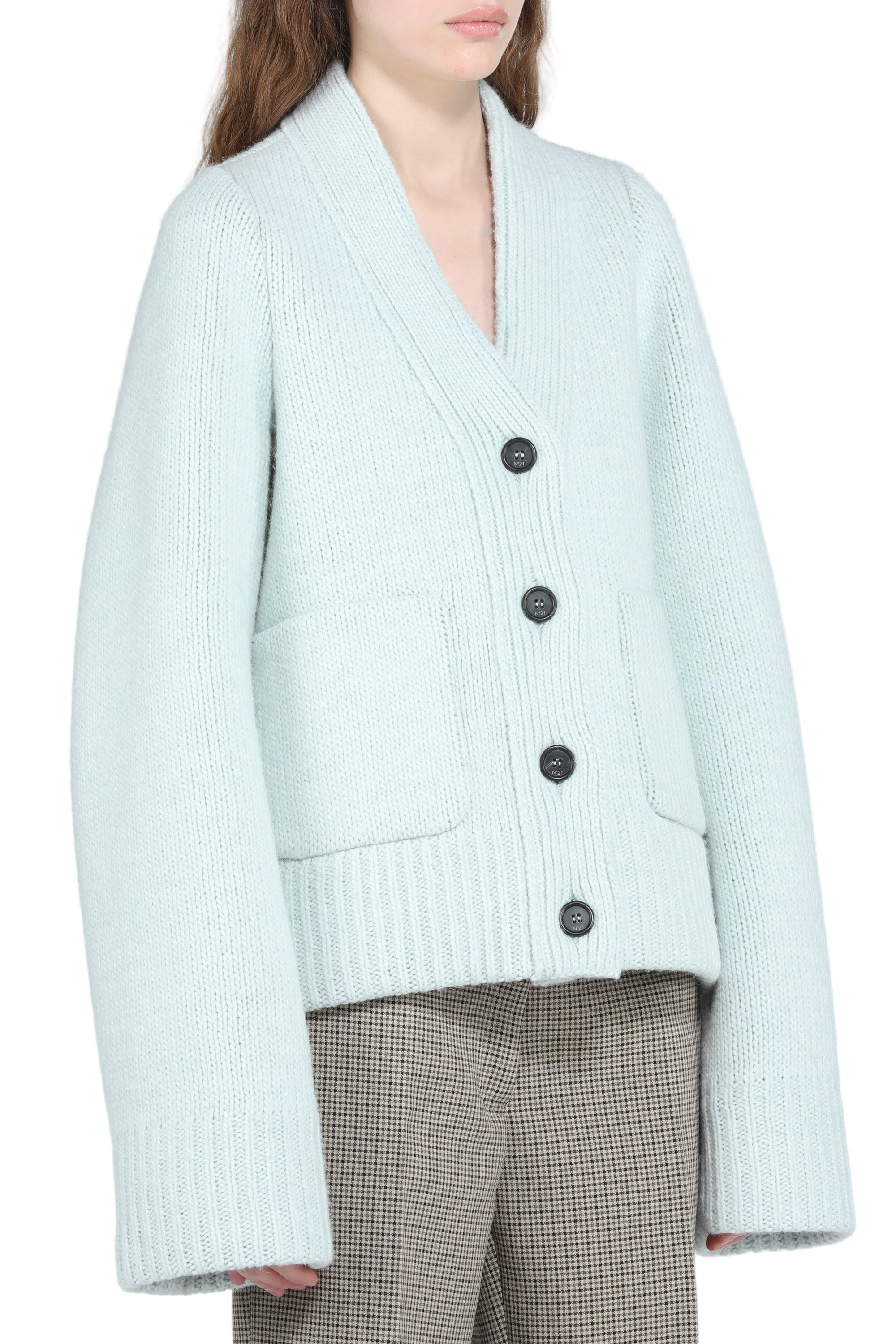 OVERSIZED CARDIGAN WITH POCKETS - 5