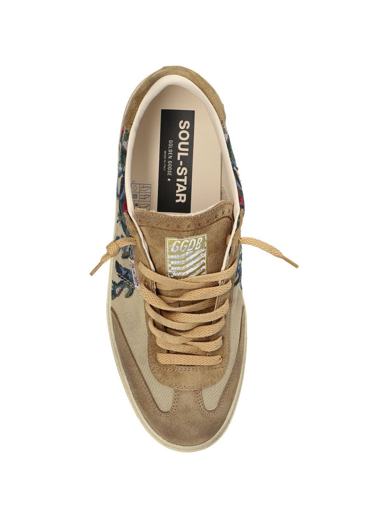floral print leather sneakers 3