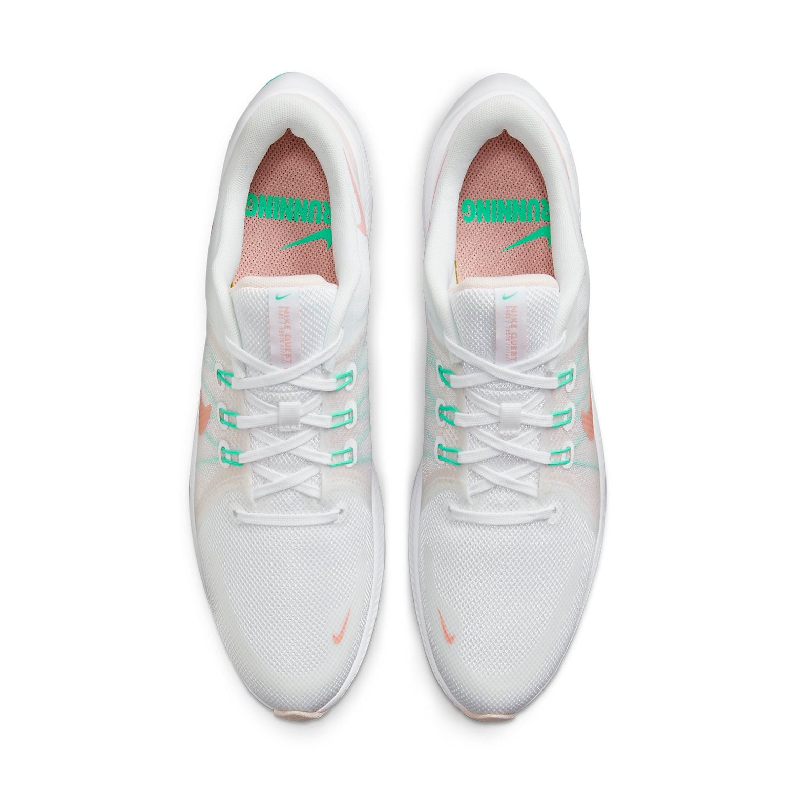 (WMNS) Nike Quest 4 'White Pink' DA1106-105 - 4