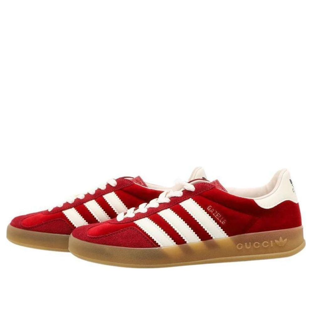 (WMNS) adidas Gazelle x Gucci Shoes 'Red Velvet' 707864-9STU0-6360 - 2