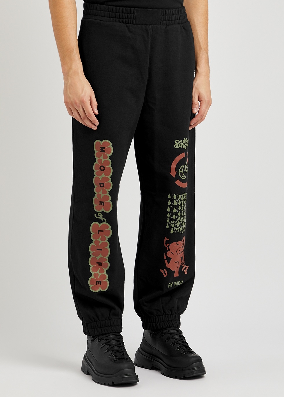 Biosis printed cotton sweatpants - 2