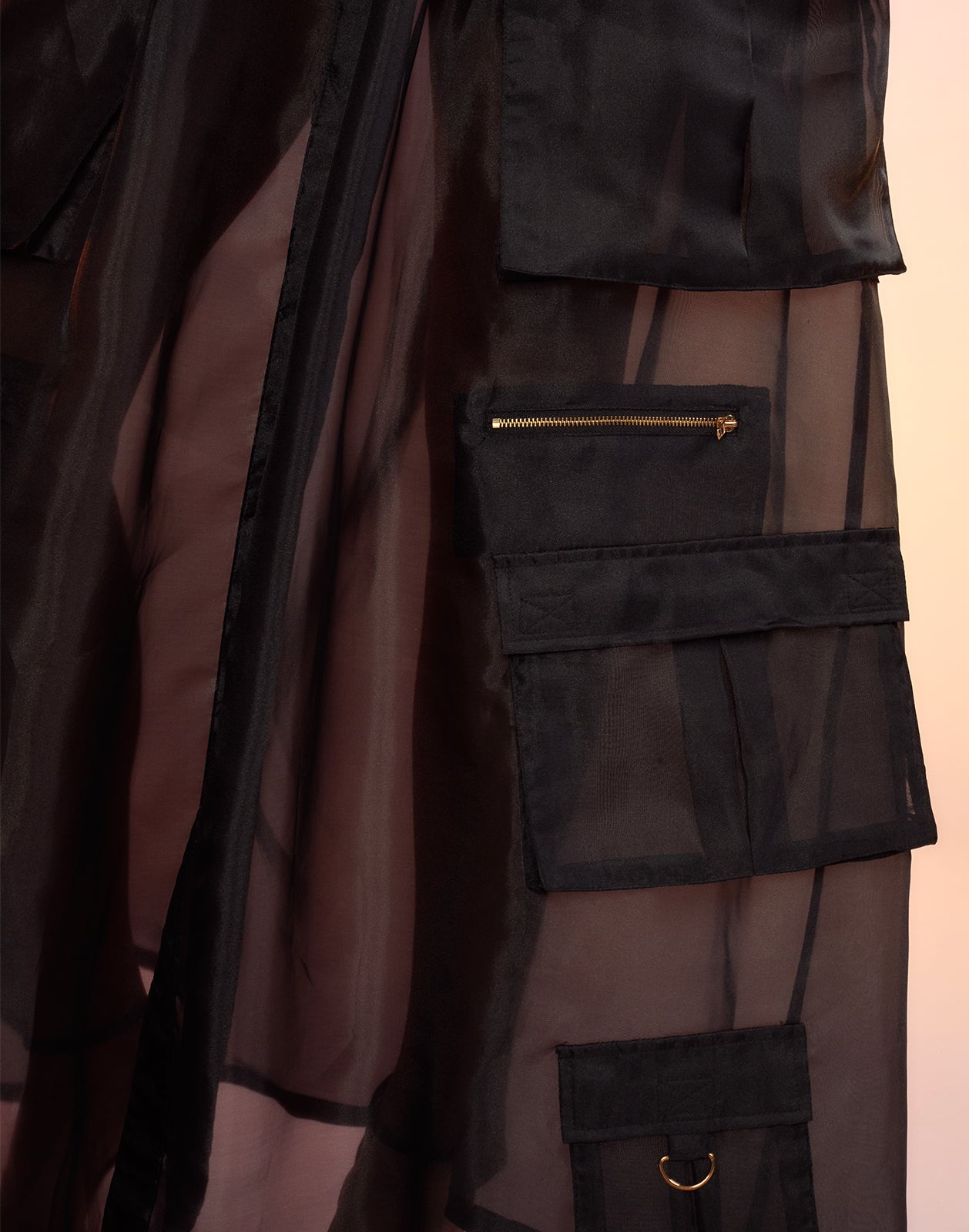 Organza Cargo Skirt - 8