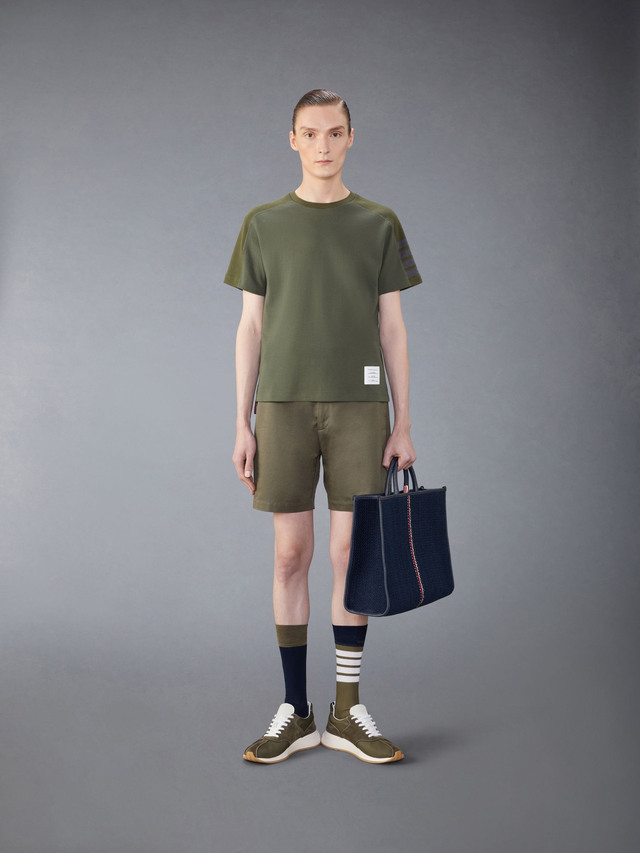 Milano Cotton 4-Bar Tee - 3