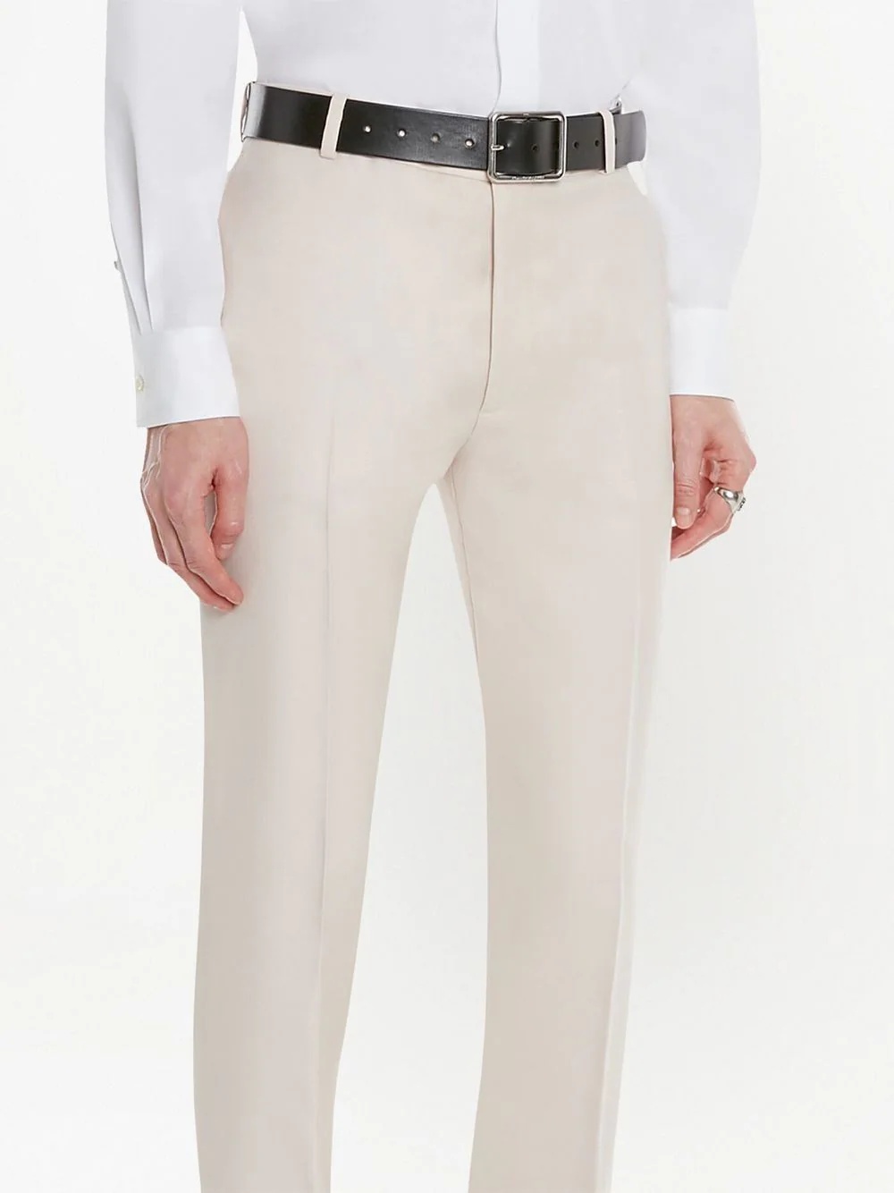 slim-fit tailored trousers - 5