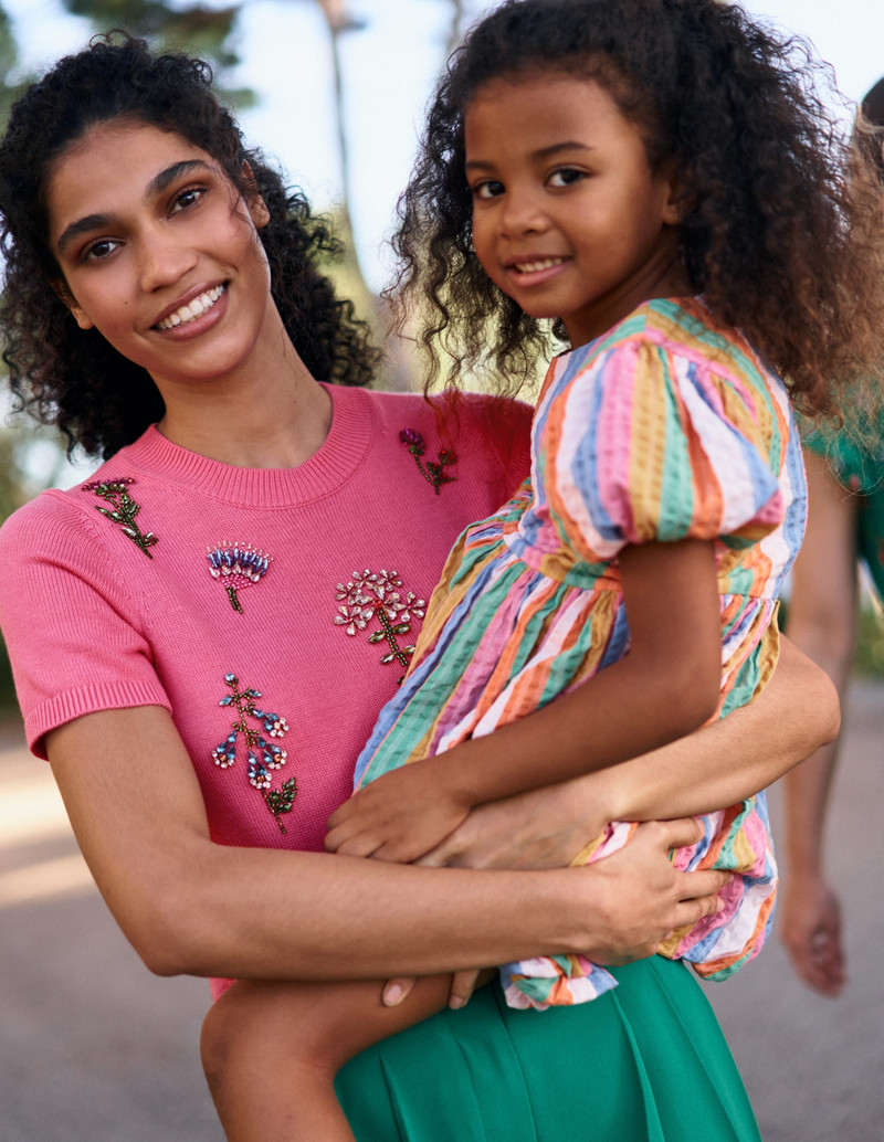 Embellished T-Shirt-Pink Punch 7
