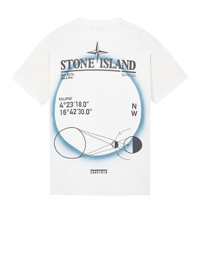 Stone Island 2NS97 30/1 COTTON JERSEY 'SOLAR ECLIPSE THREE' PRINT_GARMENT DYED ICE outlook