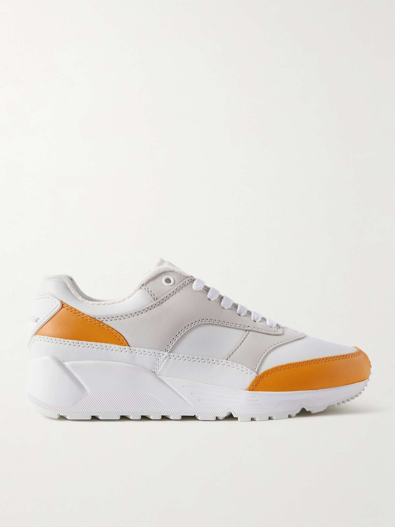 SAINT LAURENT Colour-Block Leather Low-Top Sneakers outlook