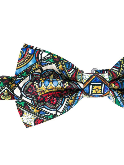 Dolce & Gabbana stained-glass window bow tie outlook