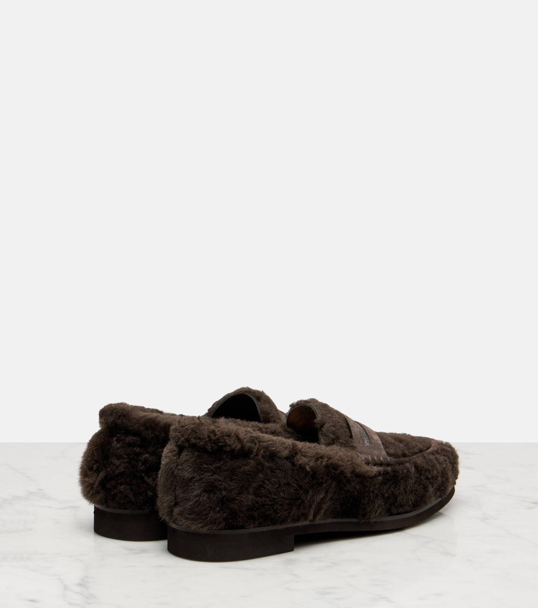 Monili shearling loafers - 2