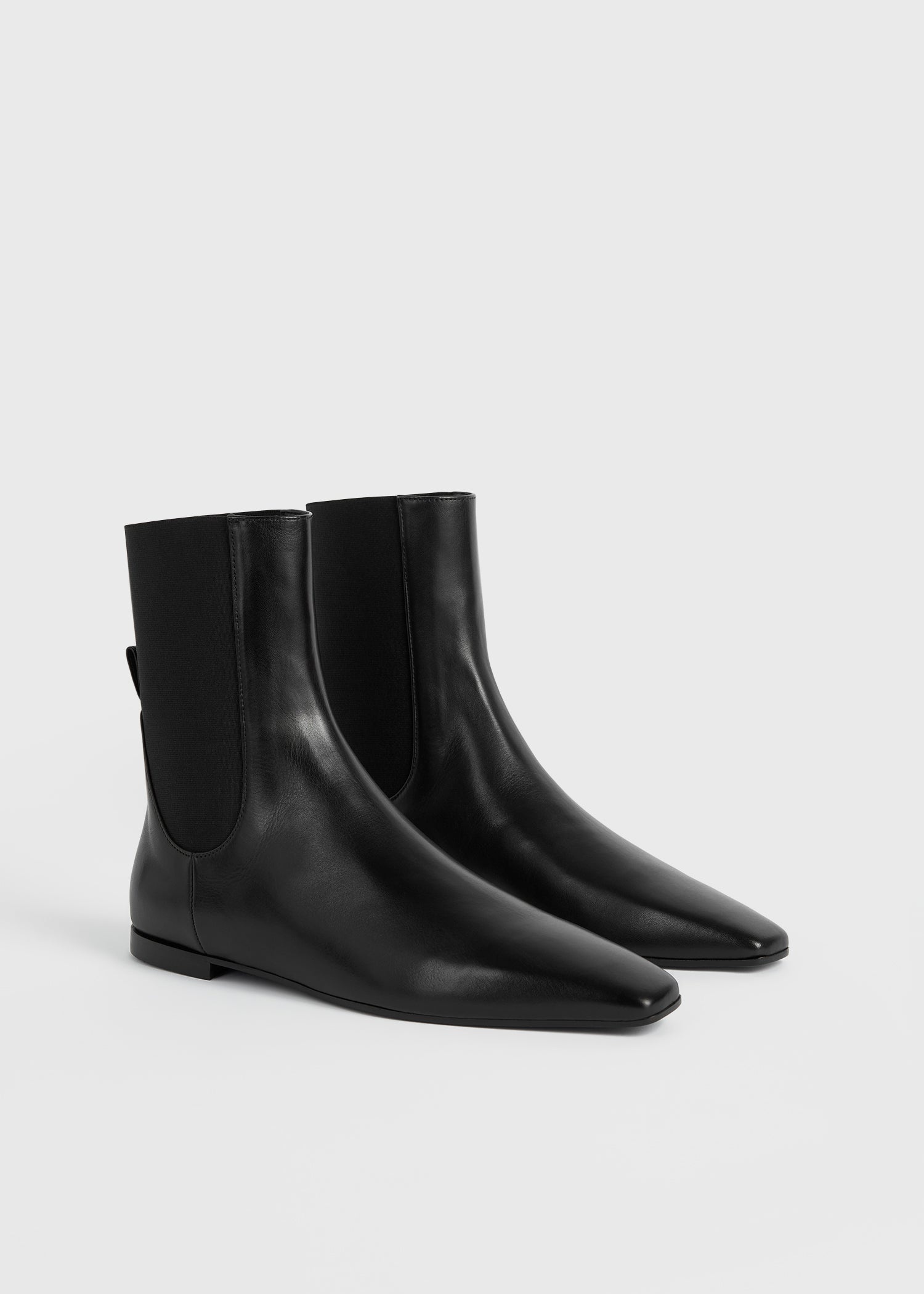 Leather Chelsea boots black - 6