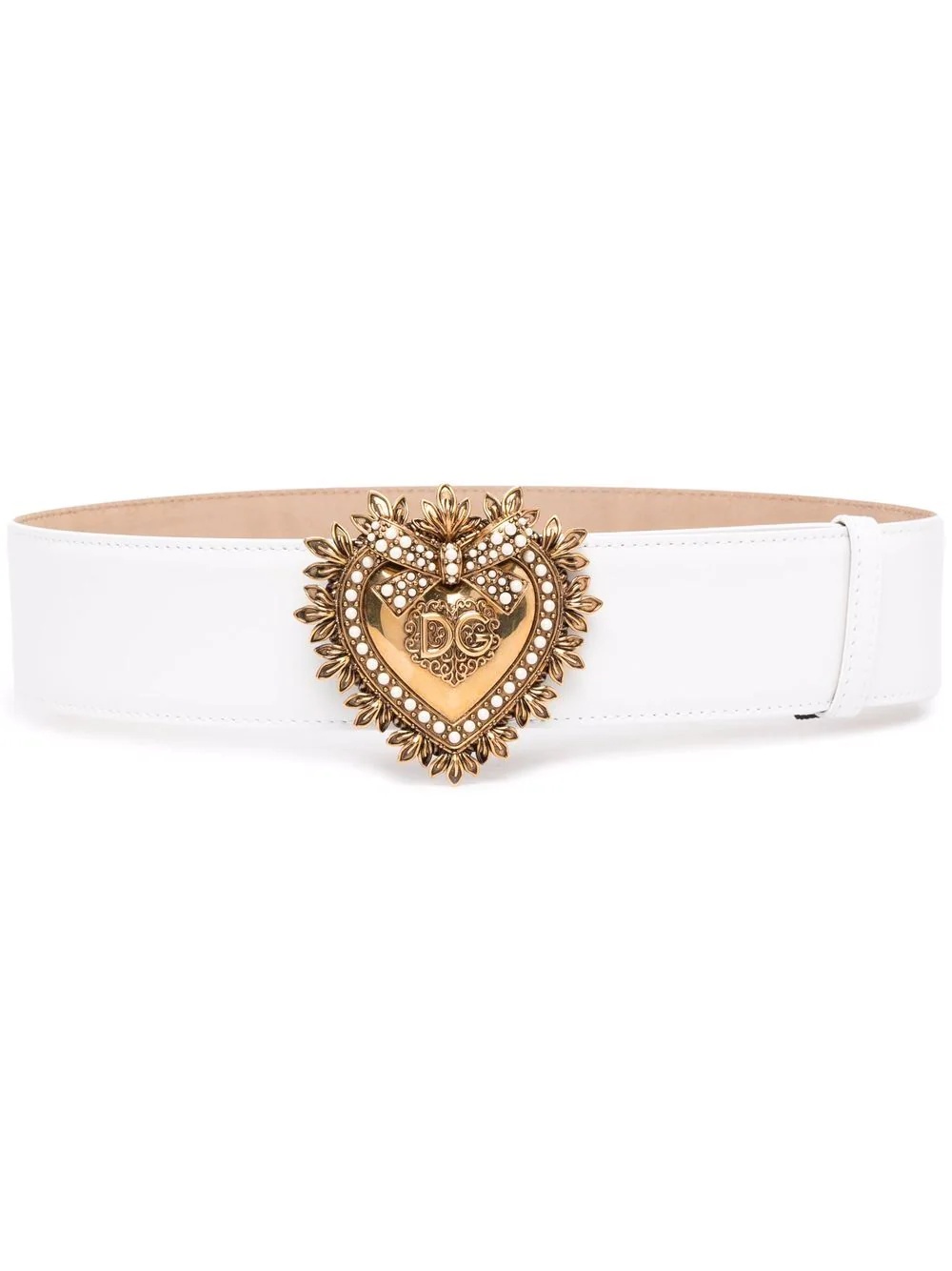 heart logo plaque belt - 1