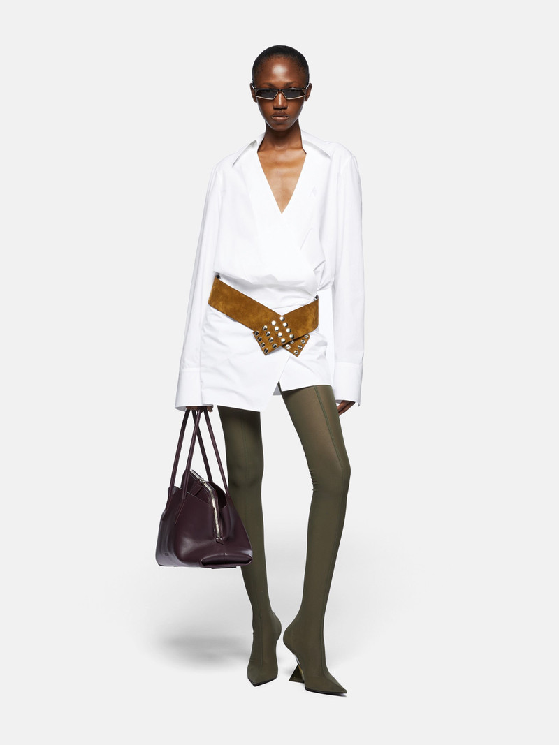 THE ATTICO WHITE MINI DRESS outlook