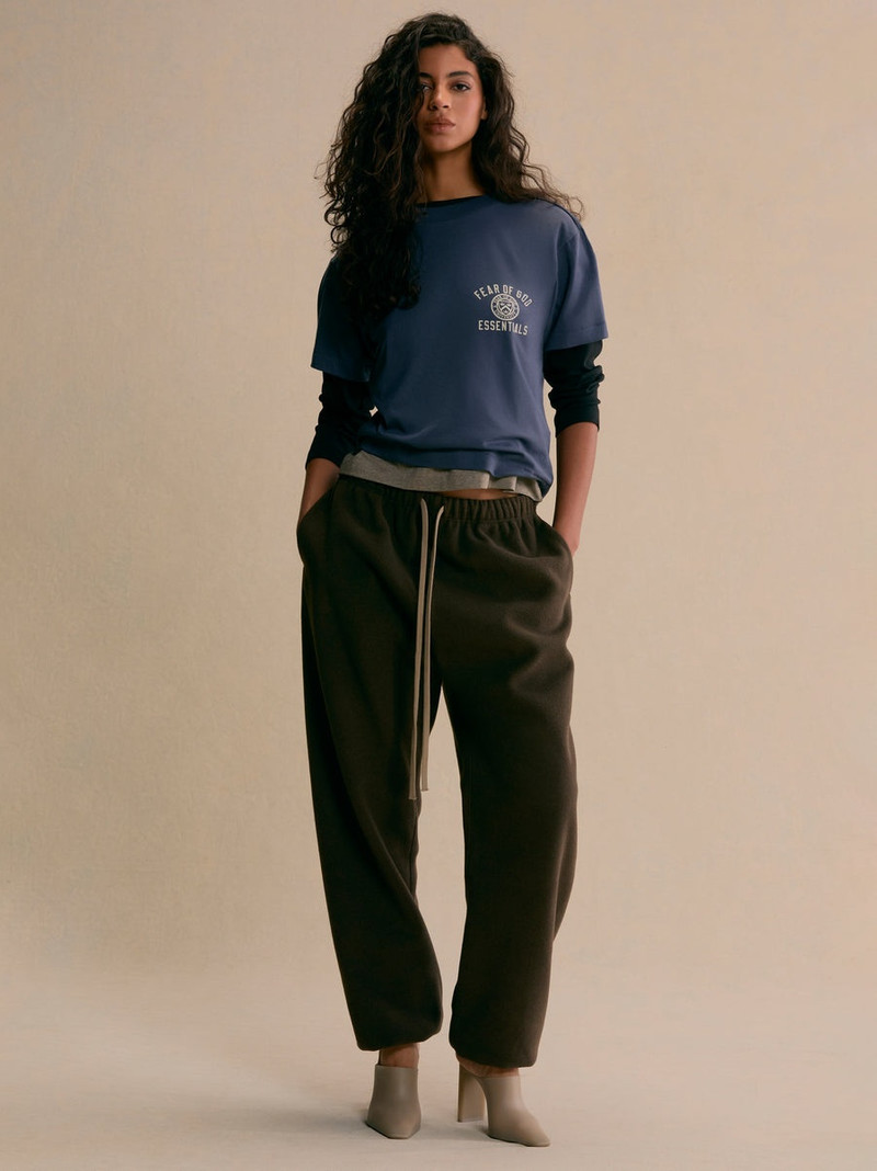 ESSENTIALS Women's Brushed Sweatpant outlook
