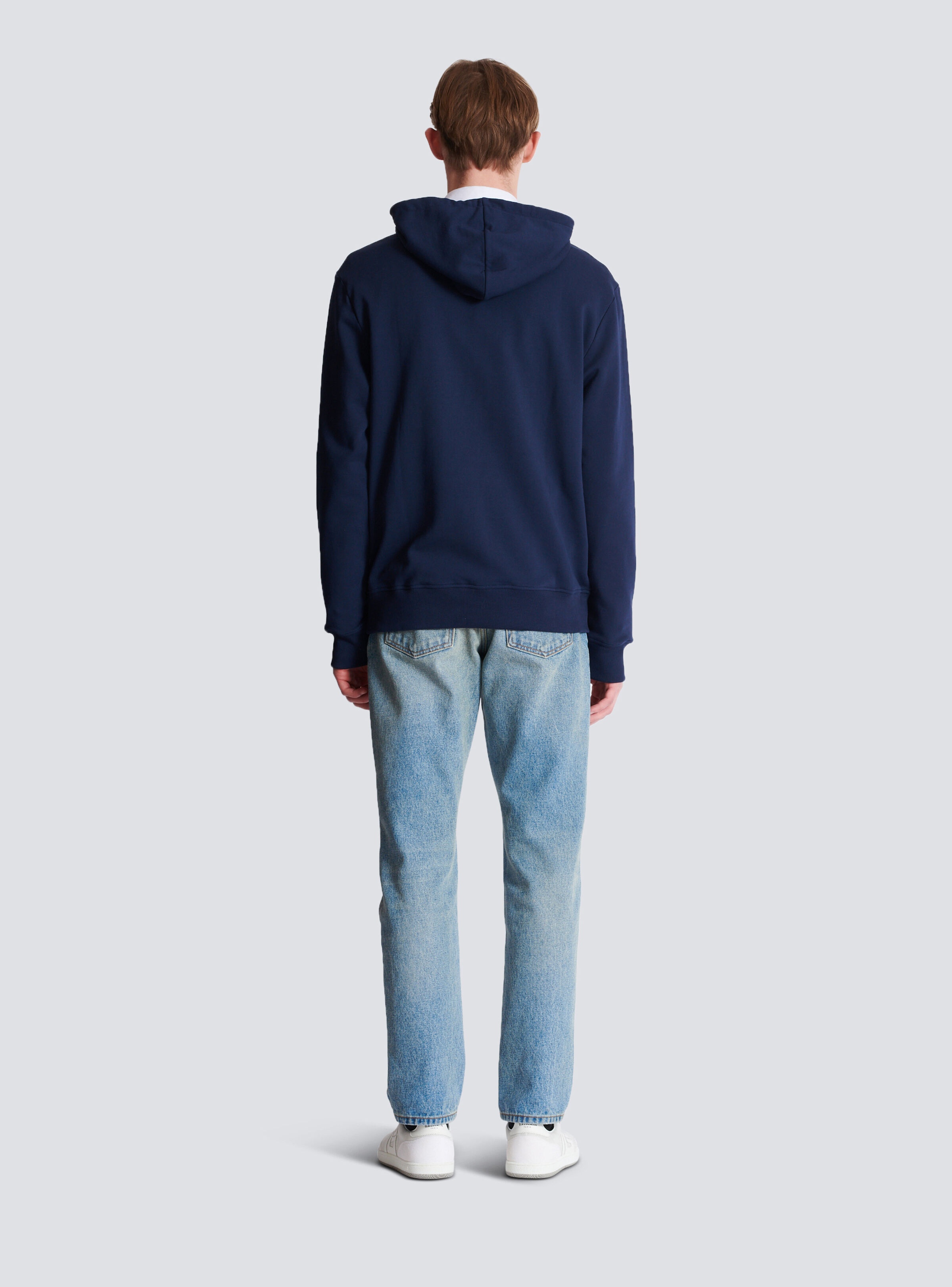 Printed Balmain Paris hoodie - 4