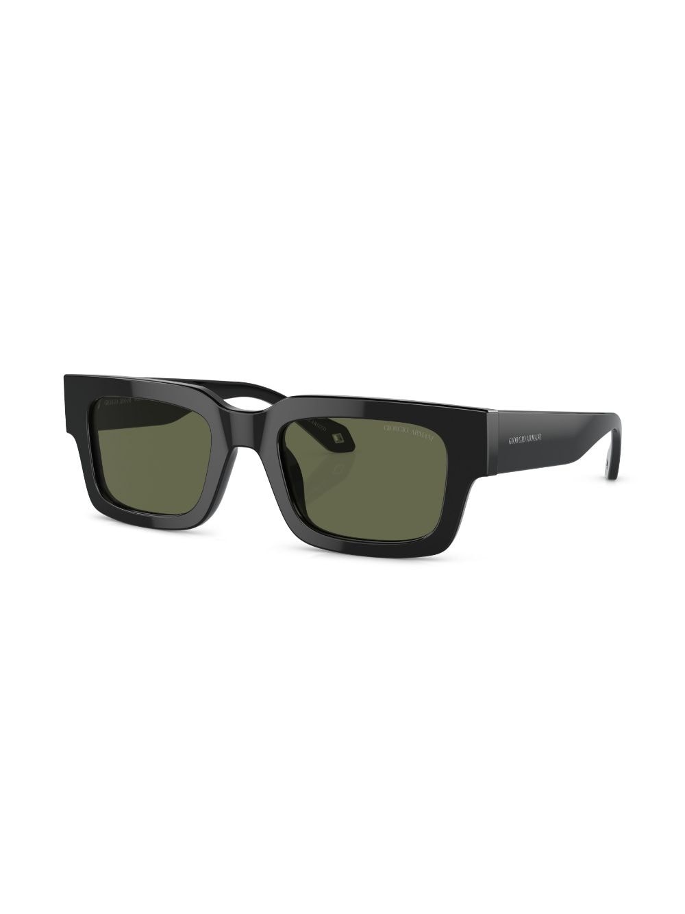 rectangle-frame tinted-lenses sunglasses - 2
