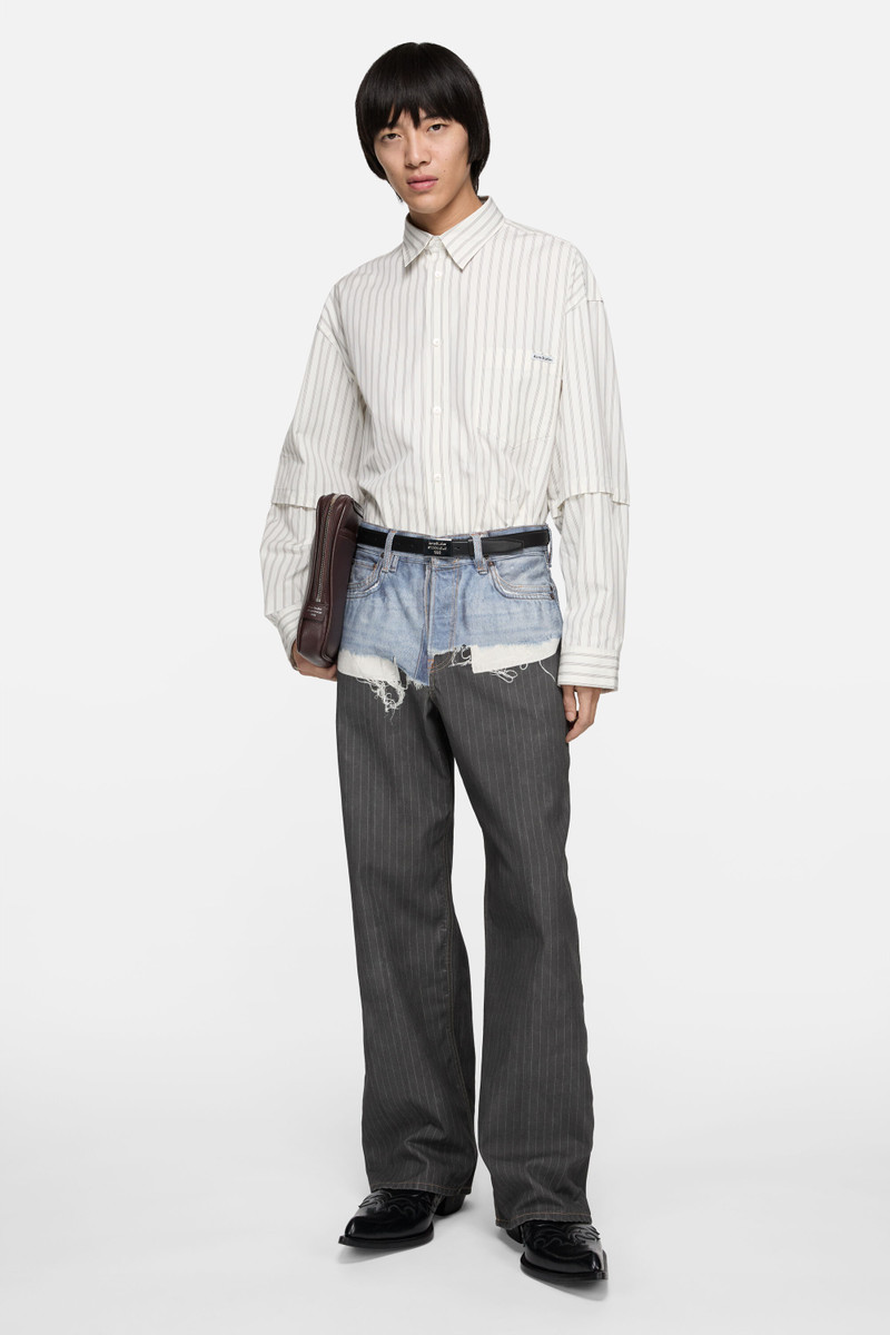 Acne Studios Trompe-l’oeil jeans - 1981 - Blue/black outlook