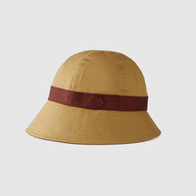 GUCCI Cotton bucket hat with Double G outlook