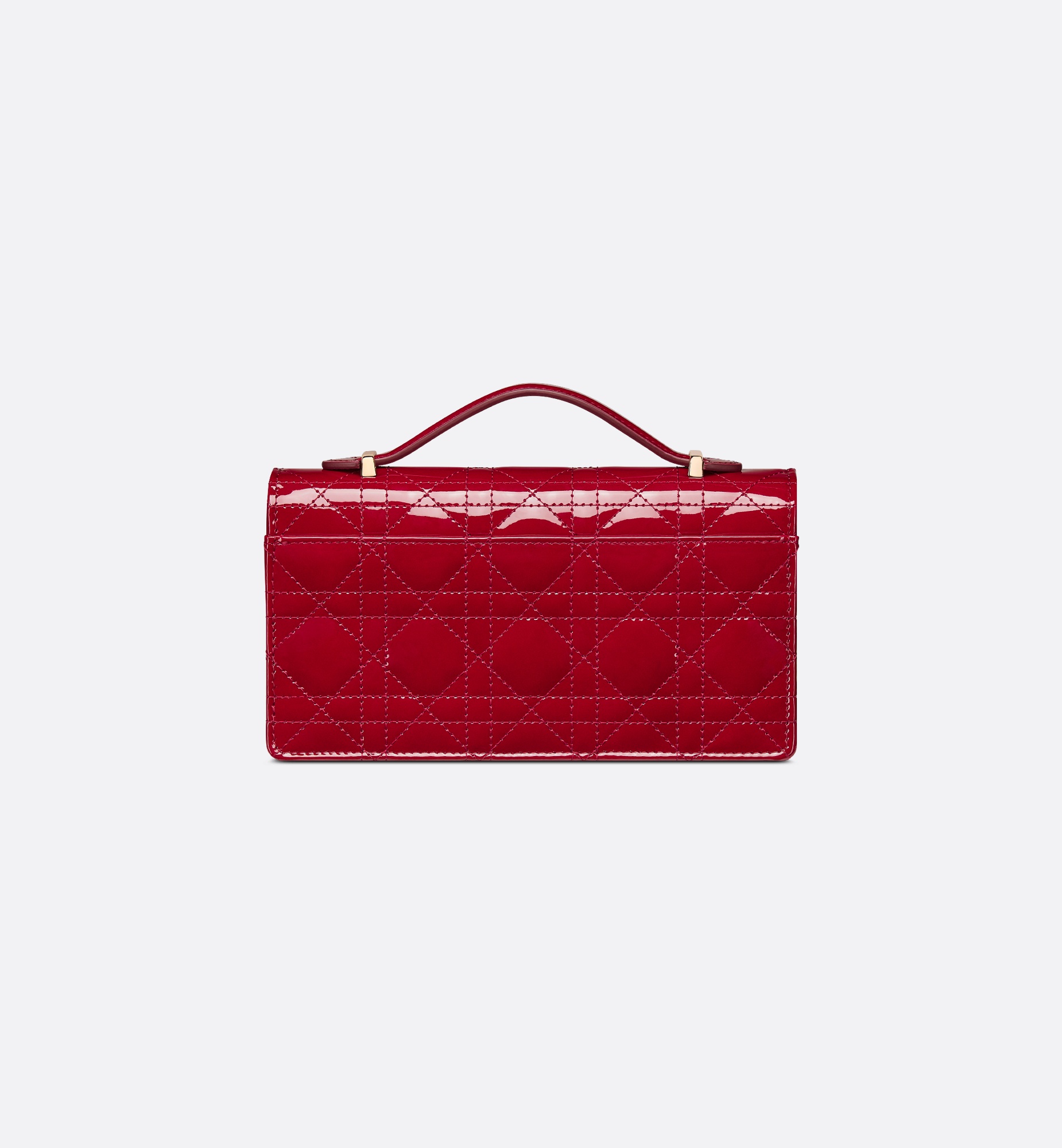 【鮮やかレッド★】Dior My Dior ミニバッグ My Dior Mini Bag Cherry Red Patent Cannage Calfskin | DIOR