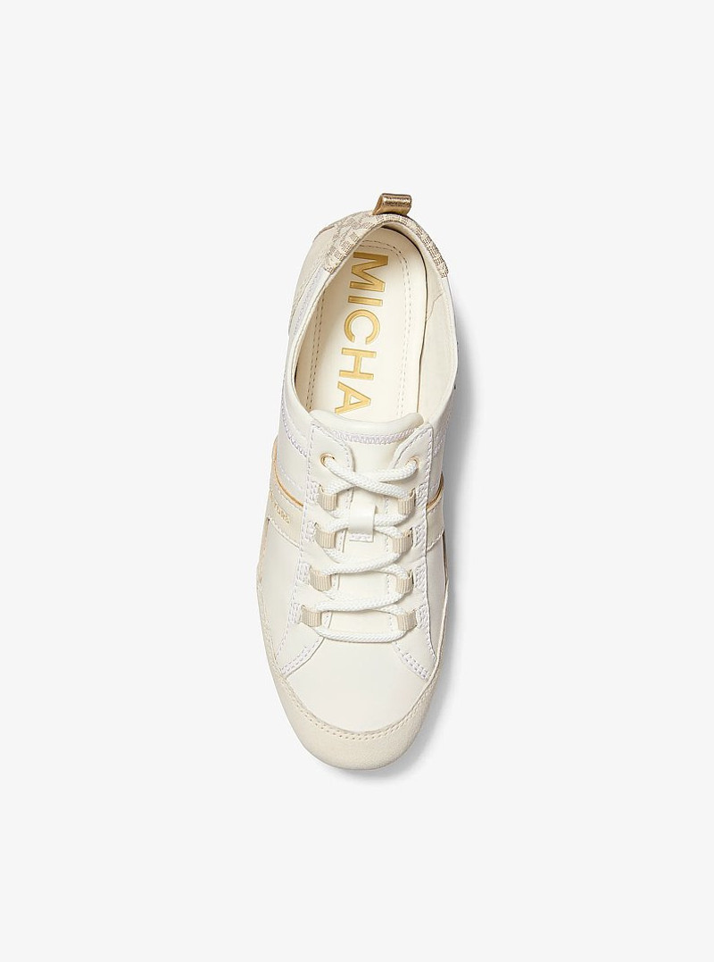 Keely Leather Trainer 3