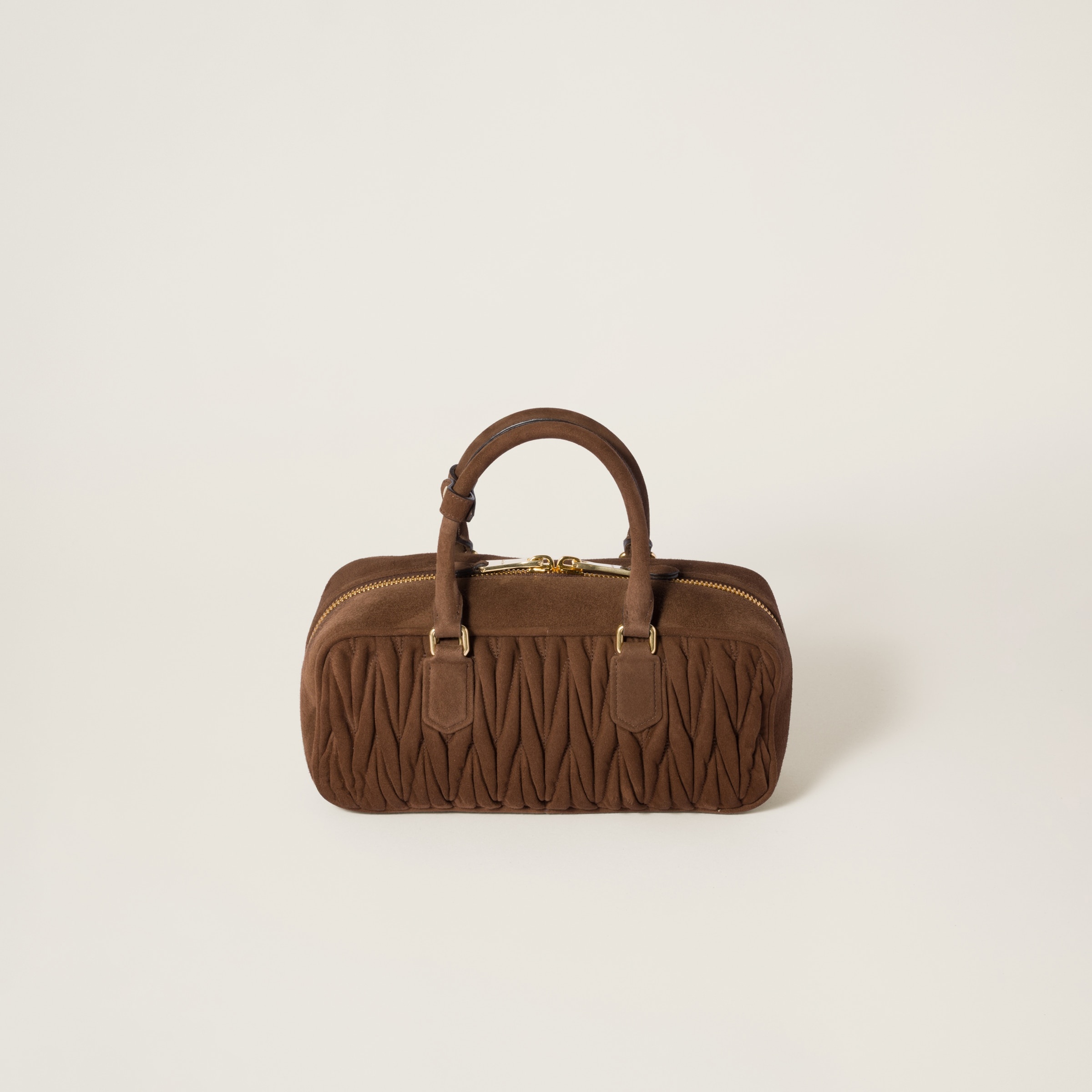 Arcadie matelassé suede bag - 3