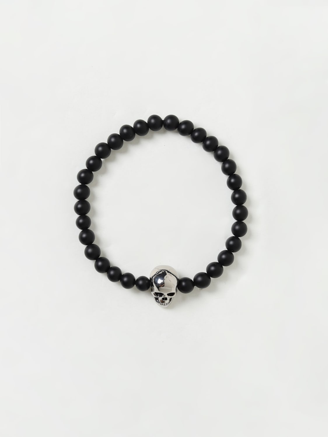 Alexander McQueen Skull Beaded bracelet with stones - 1