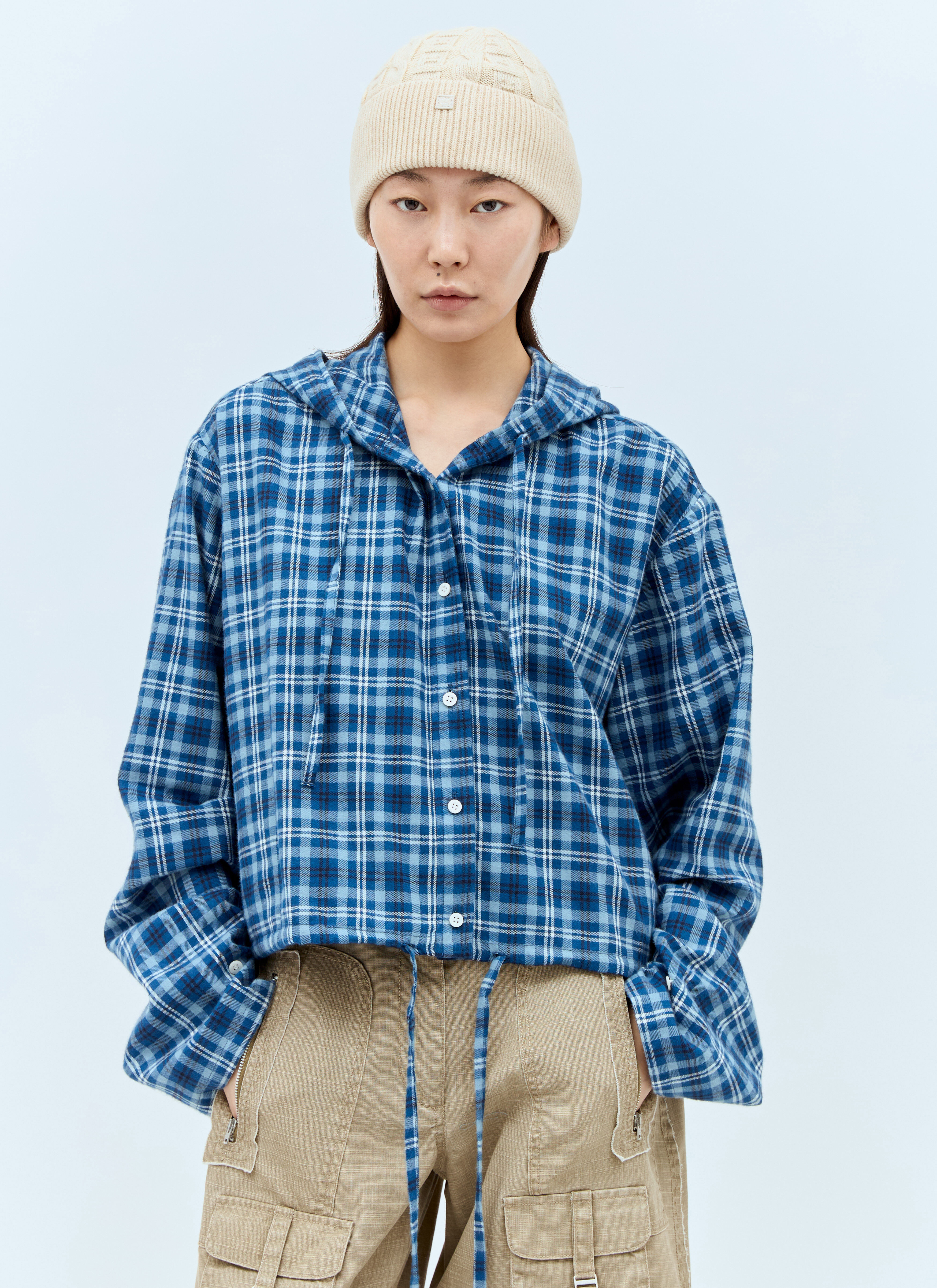 Cable Knit Beanie Hat - 3