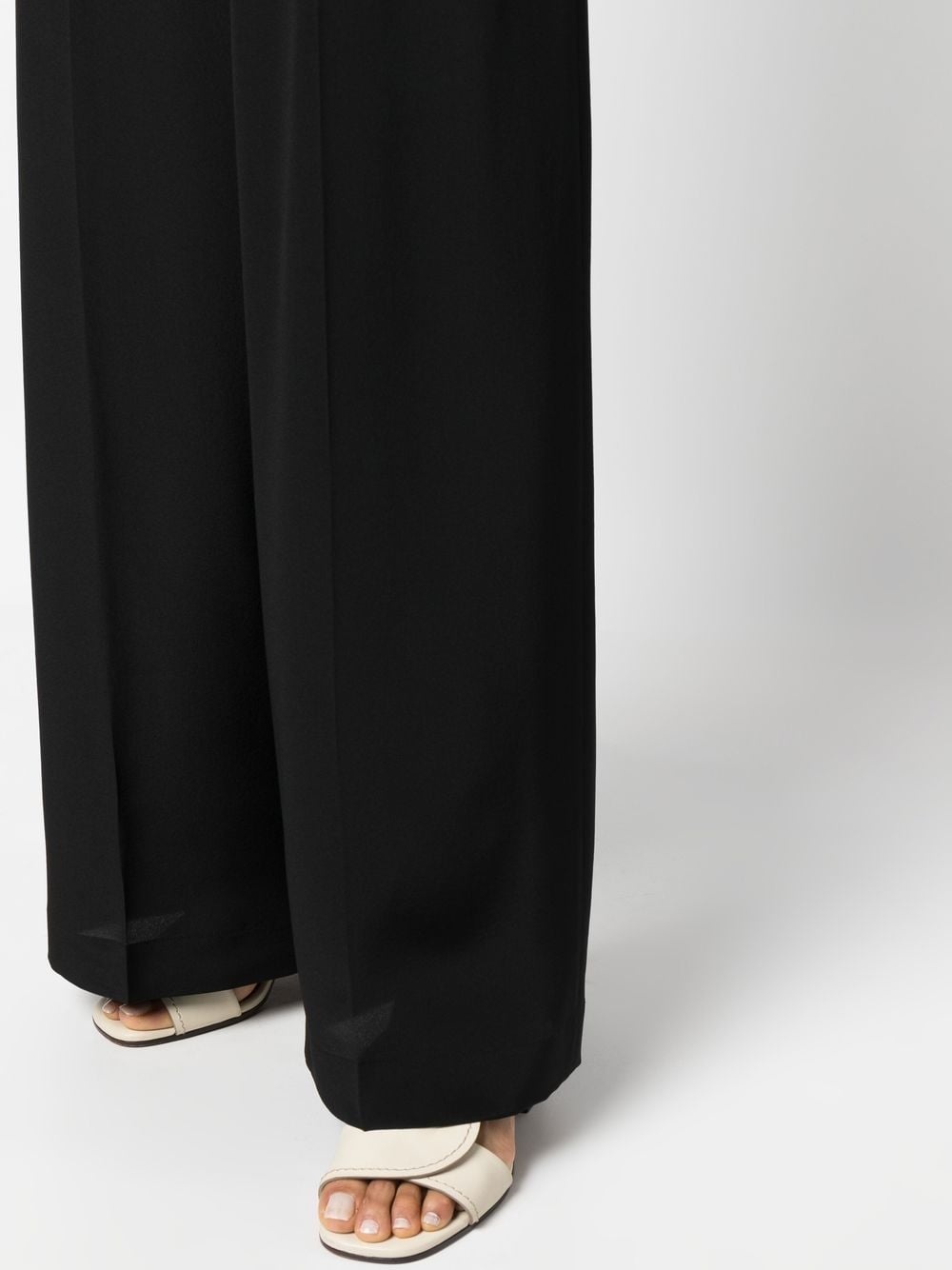 elasticated wide-leg trousers - 5