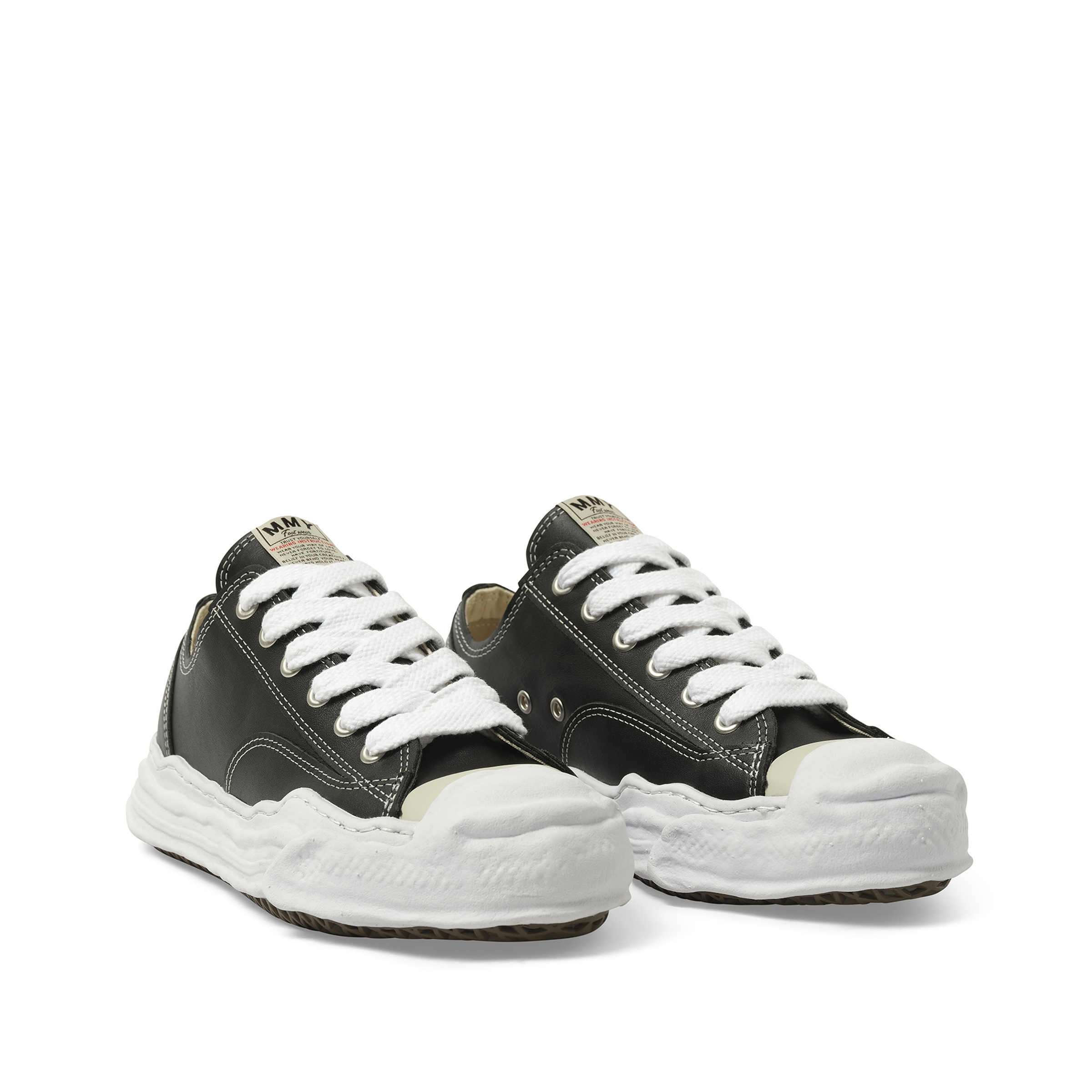 Hank OG Leather Sneaker in Black - 2