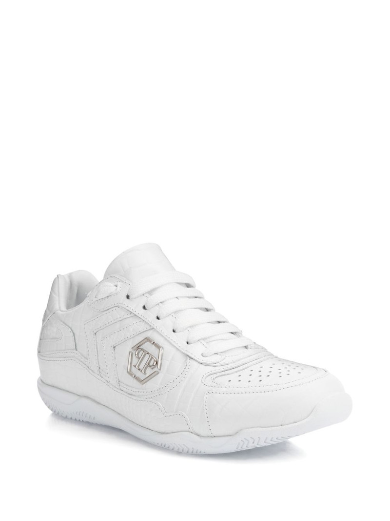 PHILIPP PLEIN Cocco logo low-top sneakers outlook