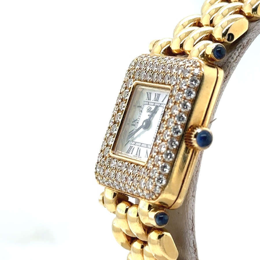 Pre-owned Chopard Les Classiques Quartz Diamond White Dial Ladies Watch 10/6115-23 - 4