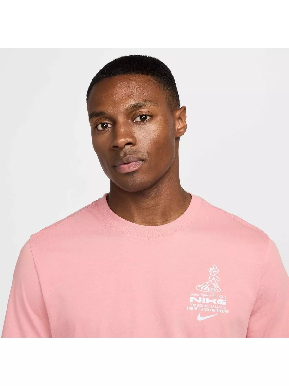 Men's IYKYK Running T-Shirt -Pink - 3