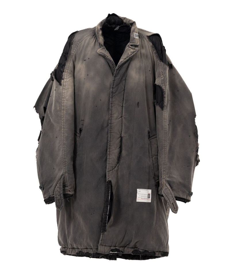 Distressed Balmacaan Coat 21