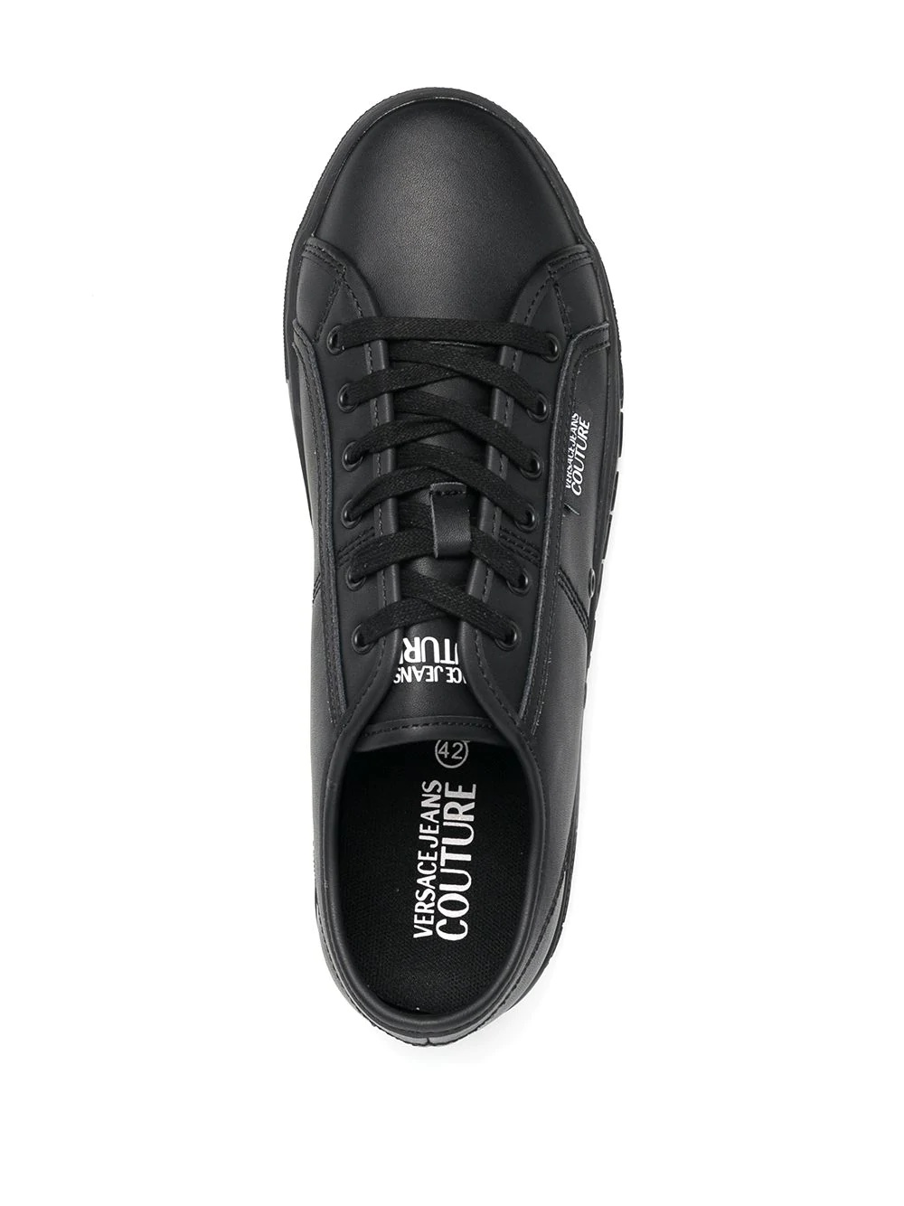 platform-sole low top trainers  - 4