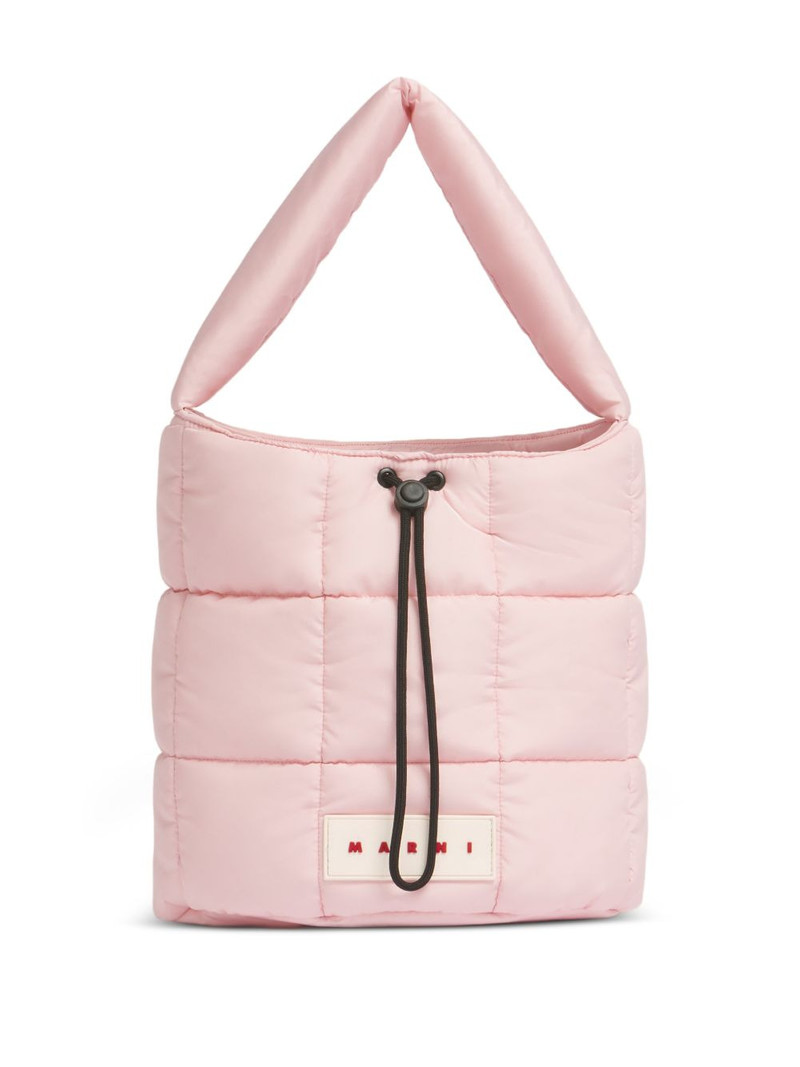padded quilted bucket bag 3