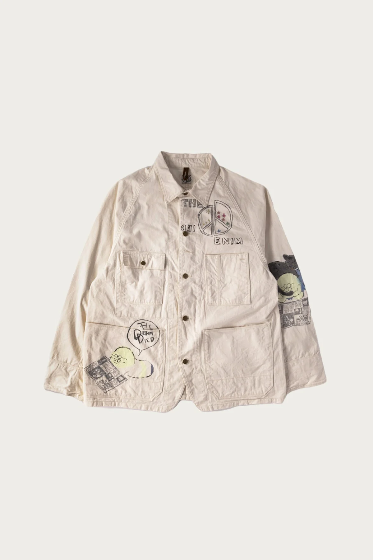 Rough-Face Twill CACTUS BEER JKT (Memorial Paint Model) - Natural - 1
