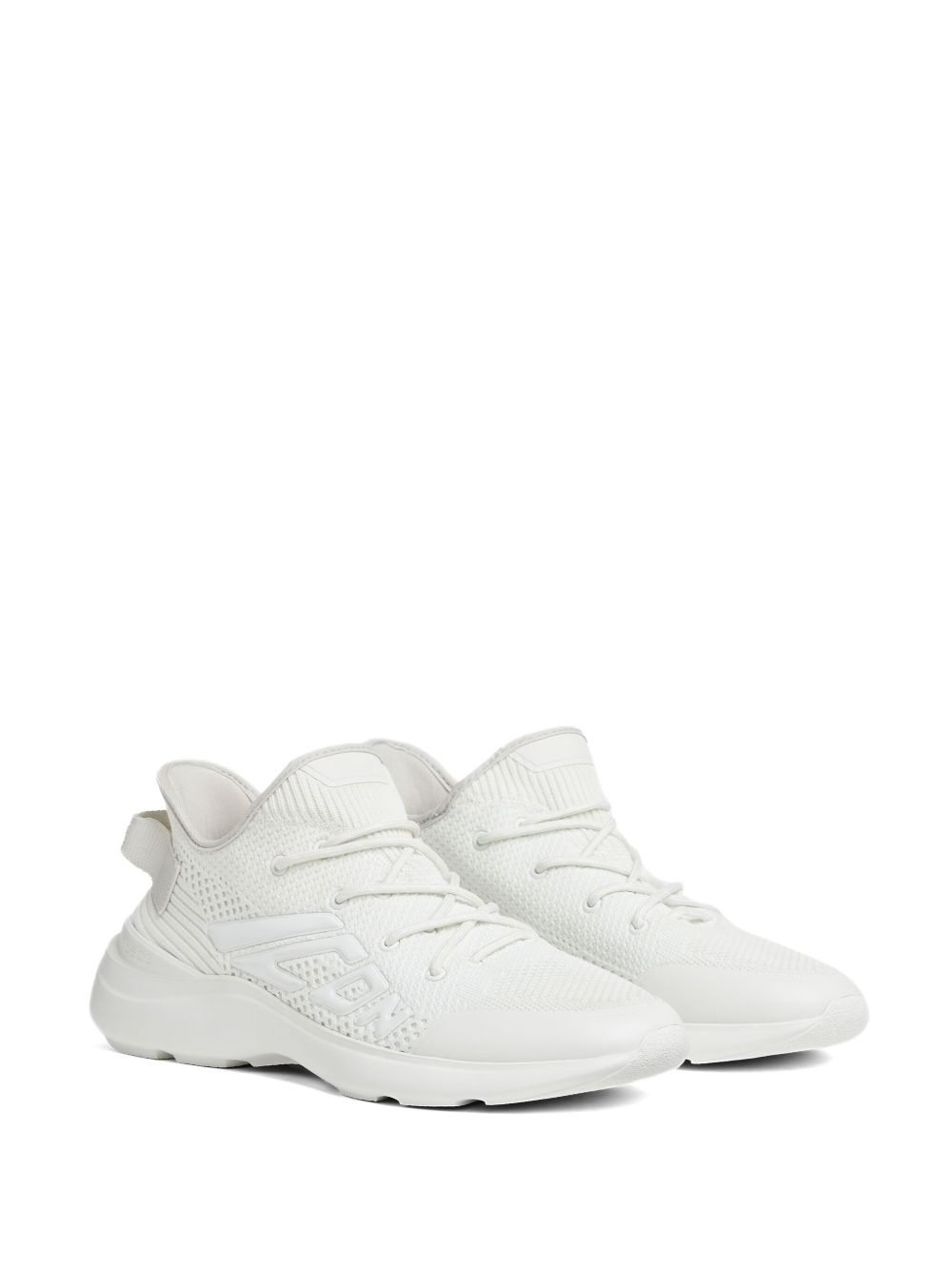 embossed-logo sneakers - 2