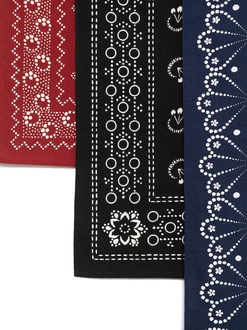 RRL by Ralph Lauren bandana-print scarves (pack of three) outlook