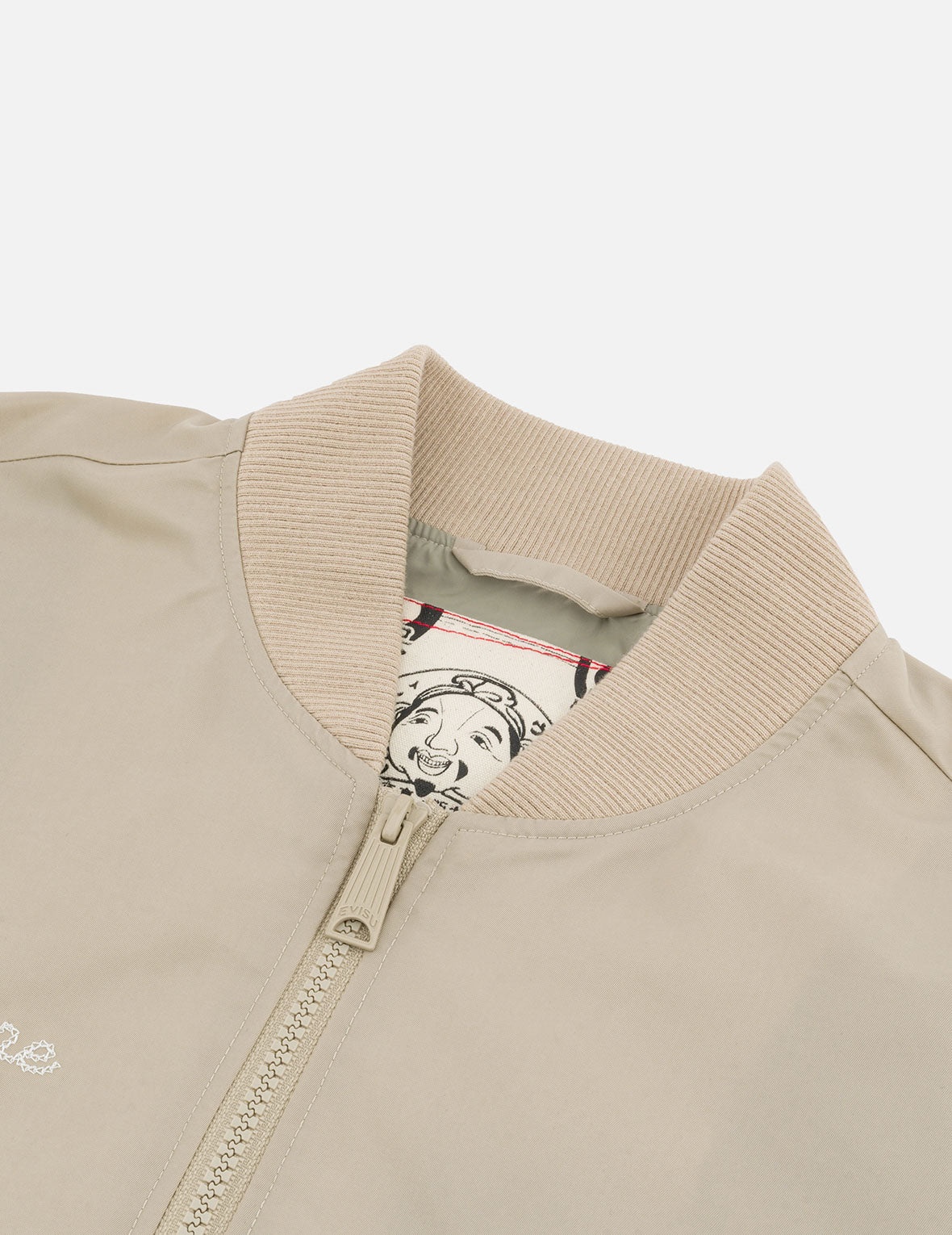 Golf Godhead Print Relax Fit Bomber Jacket - 5